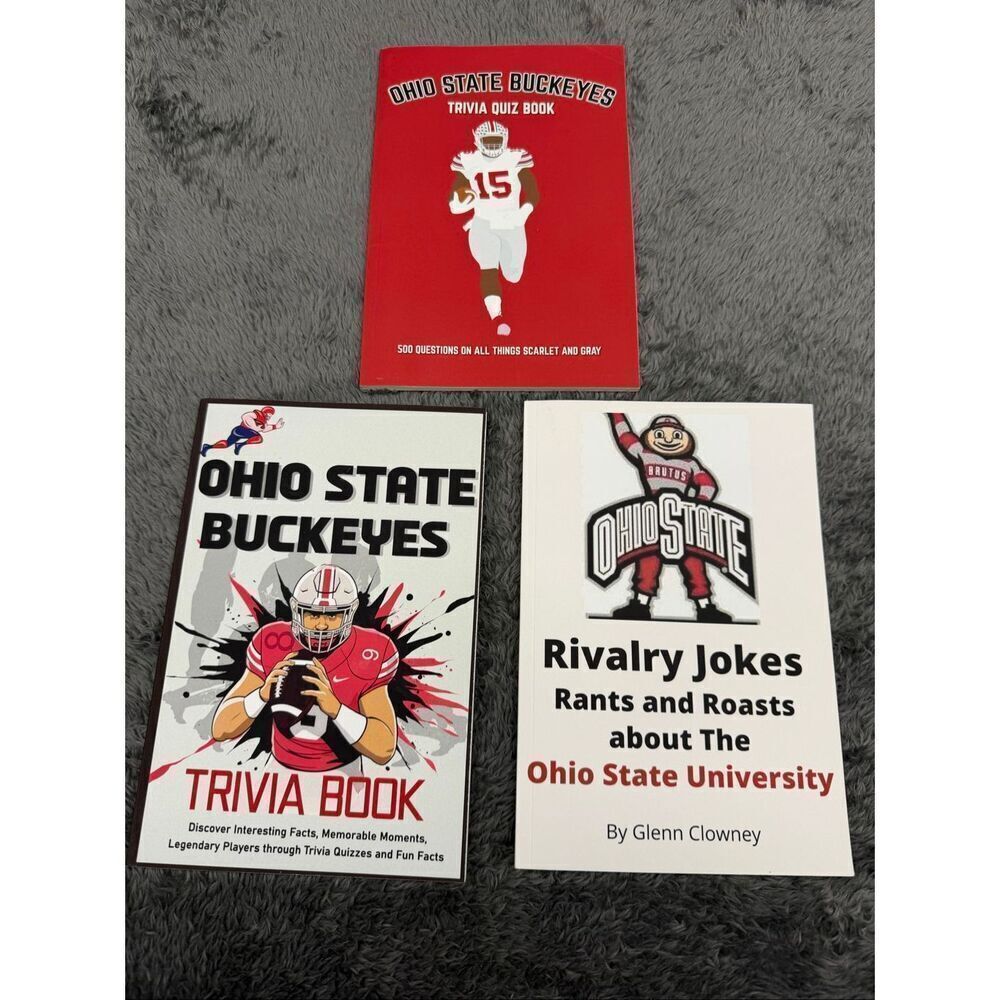 Bundle of 3 New Ohio State Buckeyes Paperback Books!